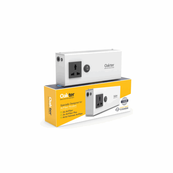 Oakter Mini UPS for Jio AirFiber and AirFiber Plus WiFi Routers