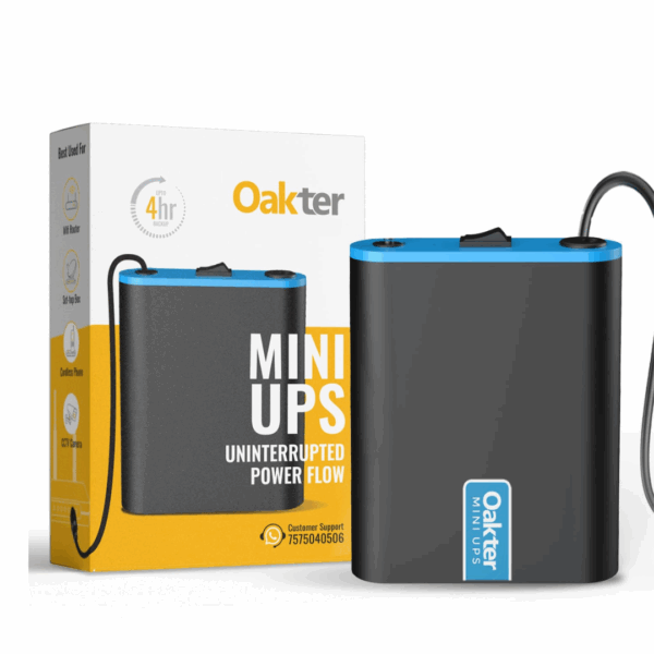 Oakter Mini UPS for 12V WiFi Router Broadband Modem